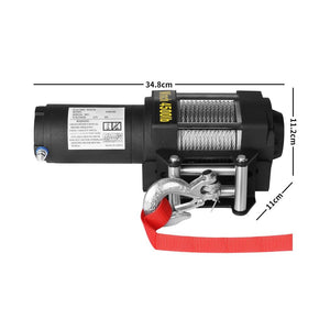 4500 LBS / 2041KGS  Wireless Electric Winch 12V ATV 4WD Boat  Steel Cable Remote Control Deals499