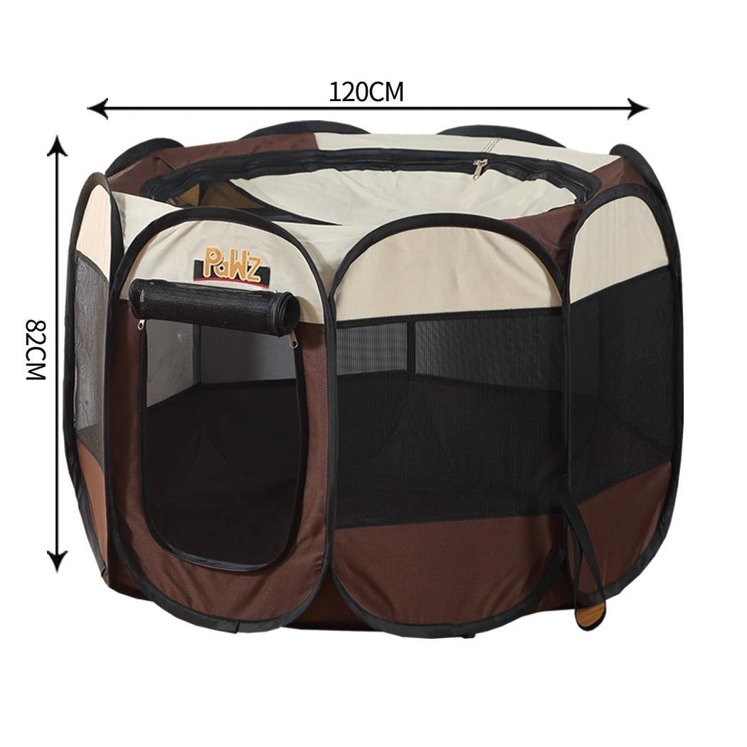 PaWz Dog Playpen Pet Play Pens Foldable Panel Tent Cage Portable Puppy Crate 48" Deals499