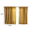 2X Blockout Curtains Curtain Living Room Window Mustard 240CM x 230CM Deals499