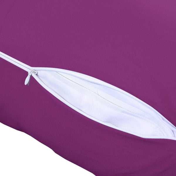 DreamZ Body Full Long Pillow Luxury Slip Cotton Maternity Pregnancy 137cm Plum Deals499