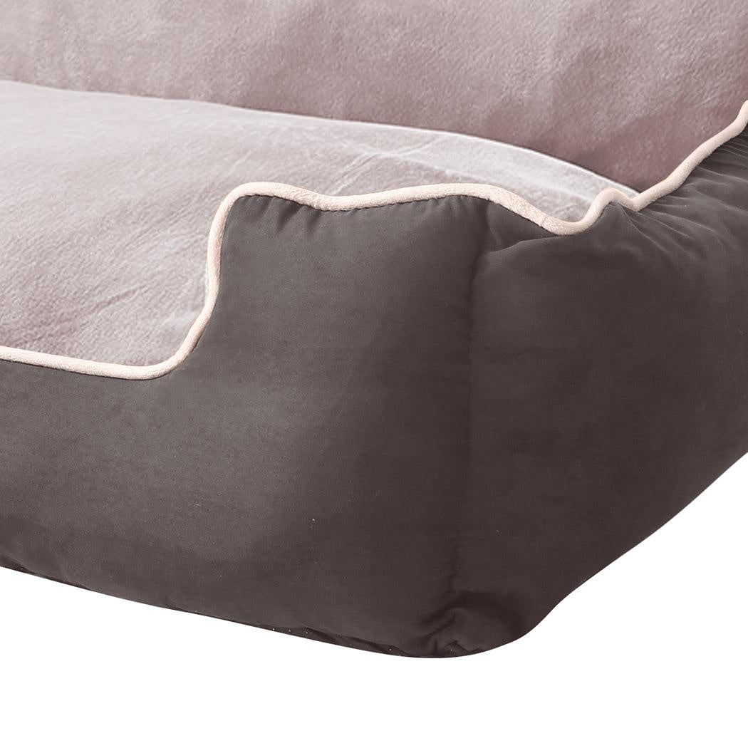 PaWz Pet Bed Dog Puppy Beds Cushion Pad Pads Soft Plush Cat Pillow Mat Grey L Deals499