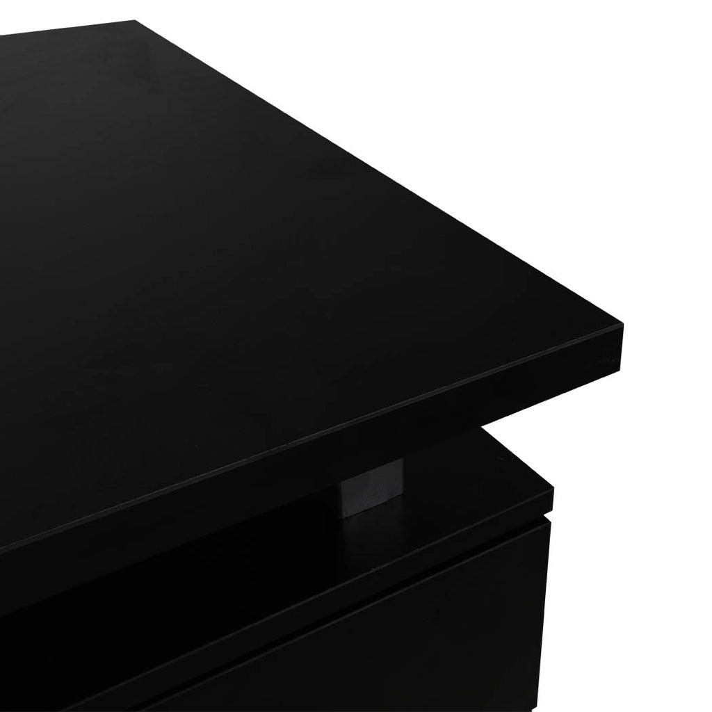 Office Computer Desk Student Laptop Study Table Home Workstation Shelf Desks Black Deals499