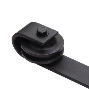 2M Antique Classic Style Single Sliding Barn Door Hardware Track Roller Kit Deals499