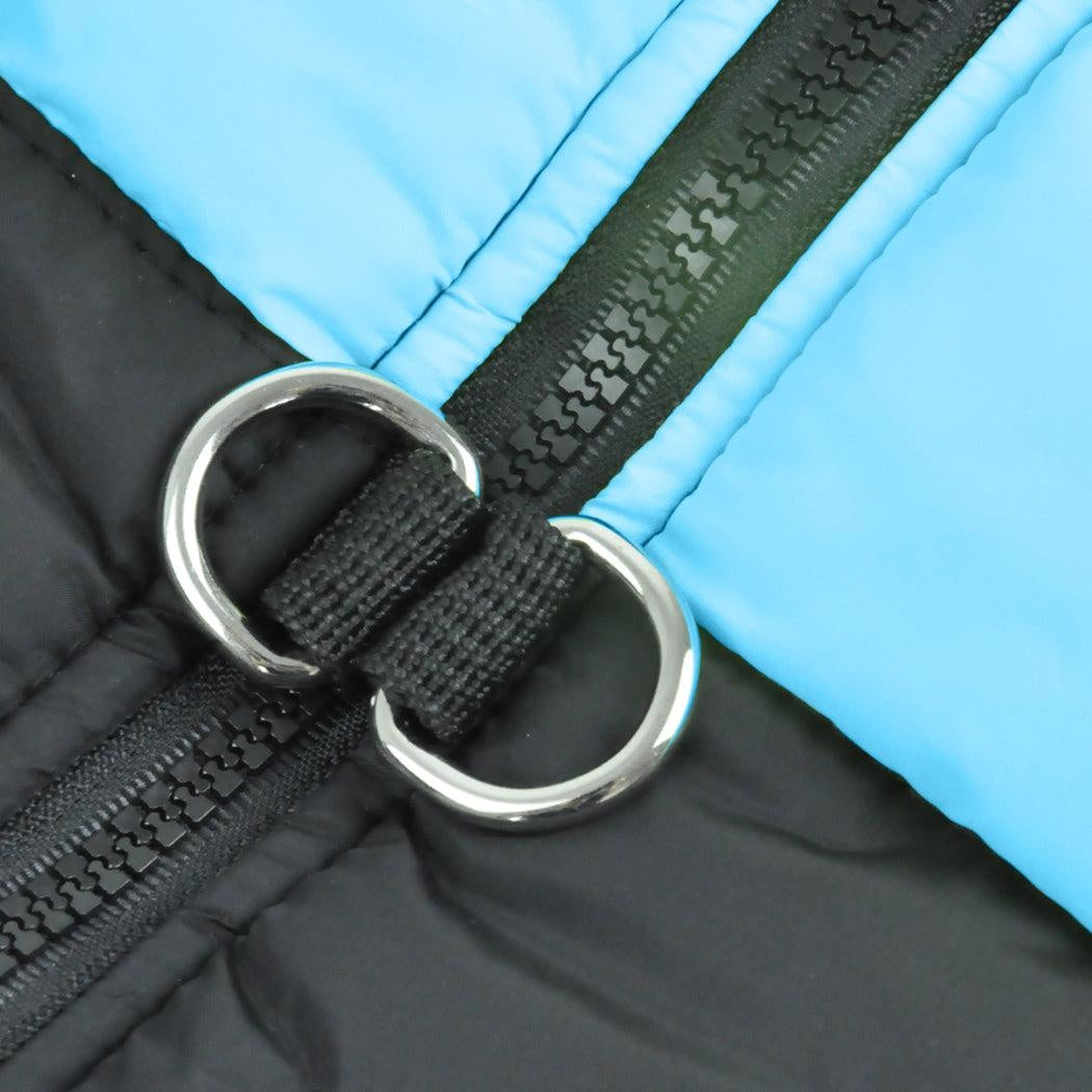 PaWz Dog Winter Jacket Padded Waterproof Pet Clothes Windbreaker Coat 3XL Blue Deals499