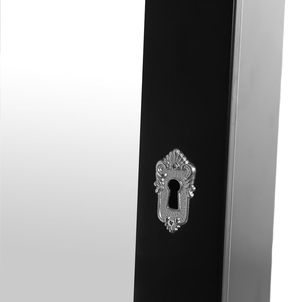 Levede Dual Use Mirrored Jewellery Dressing Cabinet in Black Colour Deals499