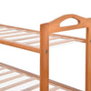 Levede 3 Tiers Bamboo Shoe Rack Storage Organizer Wooden Shelf Stand Shelves Deals499