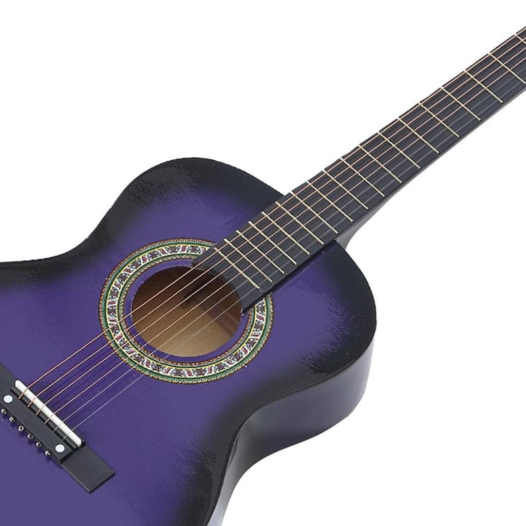 BoPeep 34 Inch Wooden Folk Acoustic Guitar Classical Cutaway Steel String w/ Bag Deals499