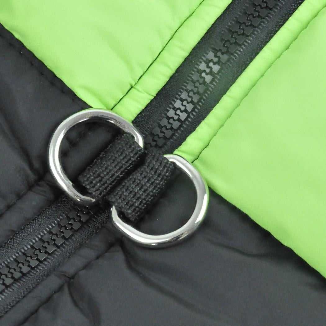 PaWz PaWz Dog Winter Jacket Padded  Pet Clothes Windbreaker Vest Coat  M Green Deals499