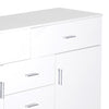 Levede Buffet Sideboard Storage Cabinet Modern High Gloss Cupboard Drawers White Deals499