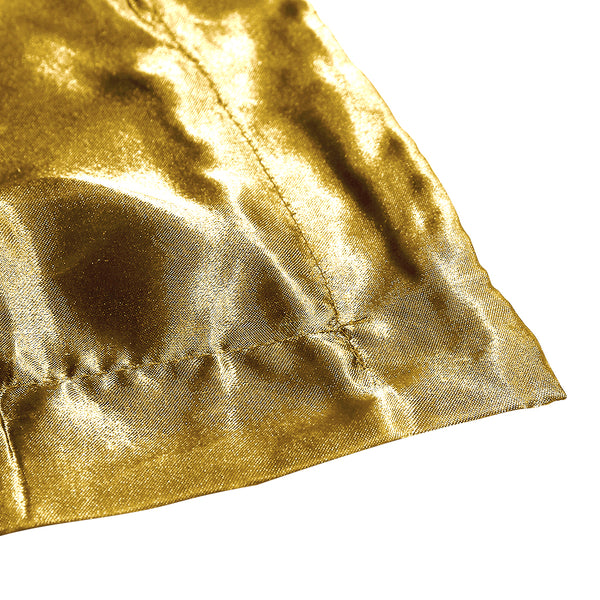 DreamZ Silk Satin Quilt Duvet Cover Set in Single Size in Champagne Colour Deals499
