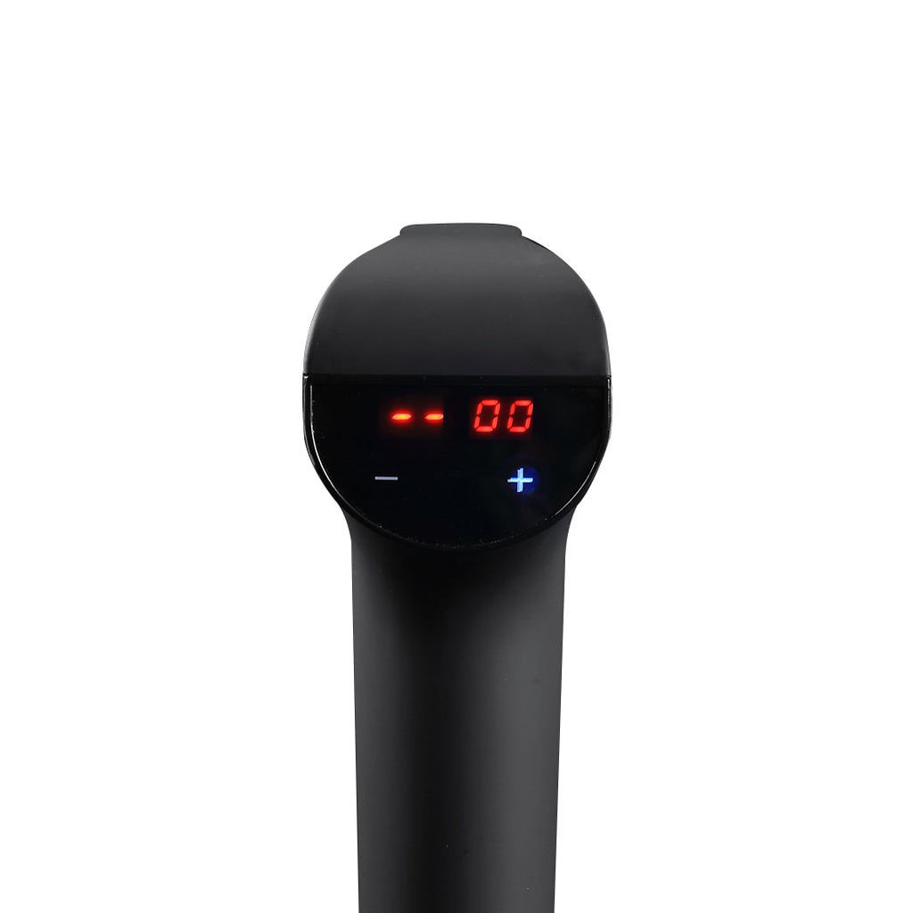 Massage Gun Deep Tissue Percussion Massager Muscle Vibrating Relaxing LCD 4 Head Black Deals499