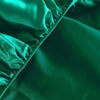 DreamZ Ultra Soft Silky Satin Bed Sheet Set in Queen Size in Teal Colour Deals499