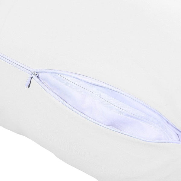 DreamZ Body Full Long Pillow Luxury Slip Cotton Maternity Pregnancy 137cm White Deals499