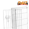 PaWz Pet Dog Playpen Puppy Exercise 8 Panel Enclosure Fence Silver With Door 42" Deals499