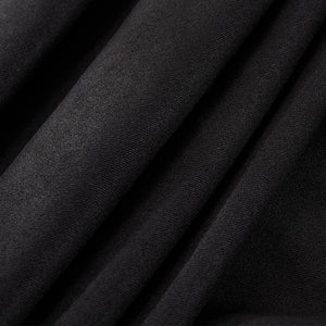 2X Blockout Curtains Curtain Blackout Bedroom 132cm x 213cm Black Deals499