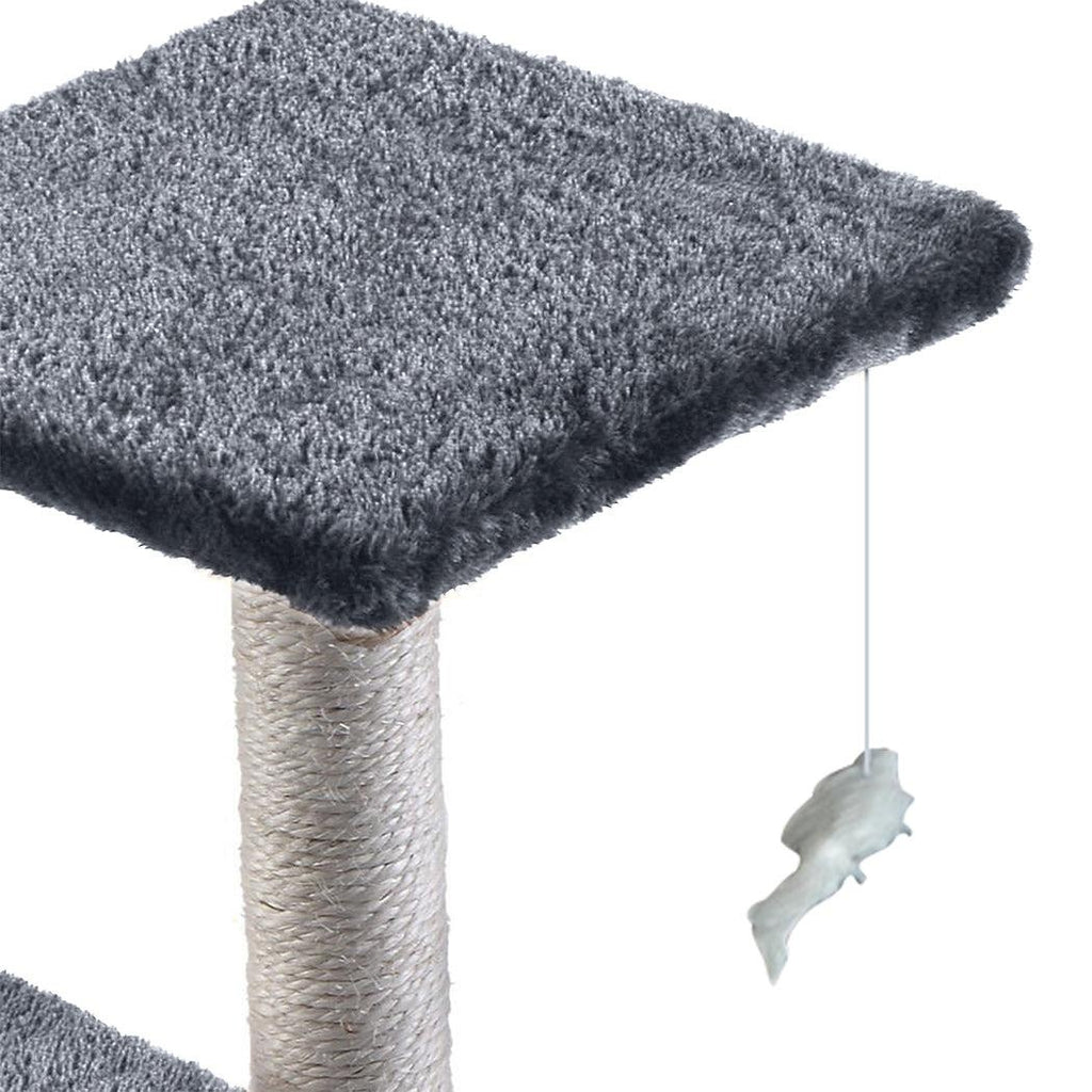 PaWz 0.6M Cat Scratching Post Tree Gym House Condo Furniture Scratcher Tower Grey Deals499