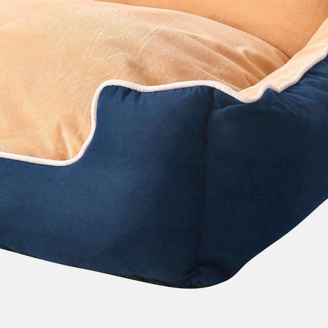 PaWz Pet Bed Dog Puppy Beds Cushion Pad Pads Soft Plush Cat Pillow Mat Blue L Deals499