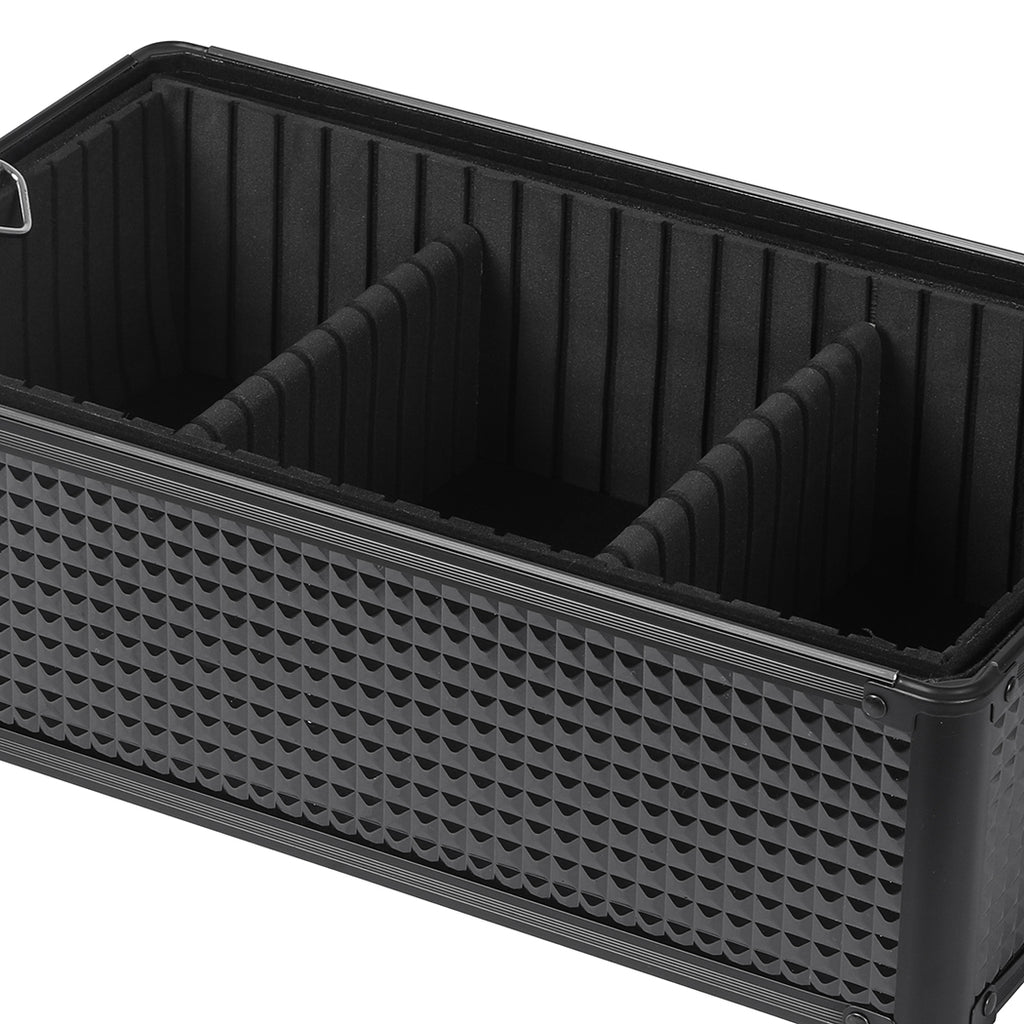 Makeup Case Professional Makeup Organiser 7 in 1 Trolley Black Deals499