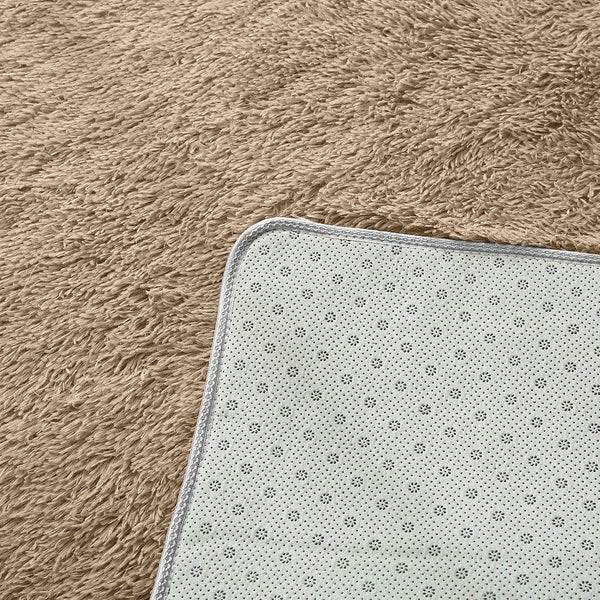 Designer Soft Shag Shaggy Floor Confetti Rug Carpet Home Decor 80x120cmTan Deals499
