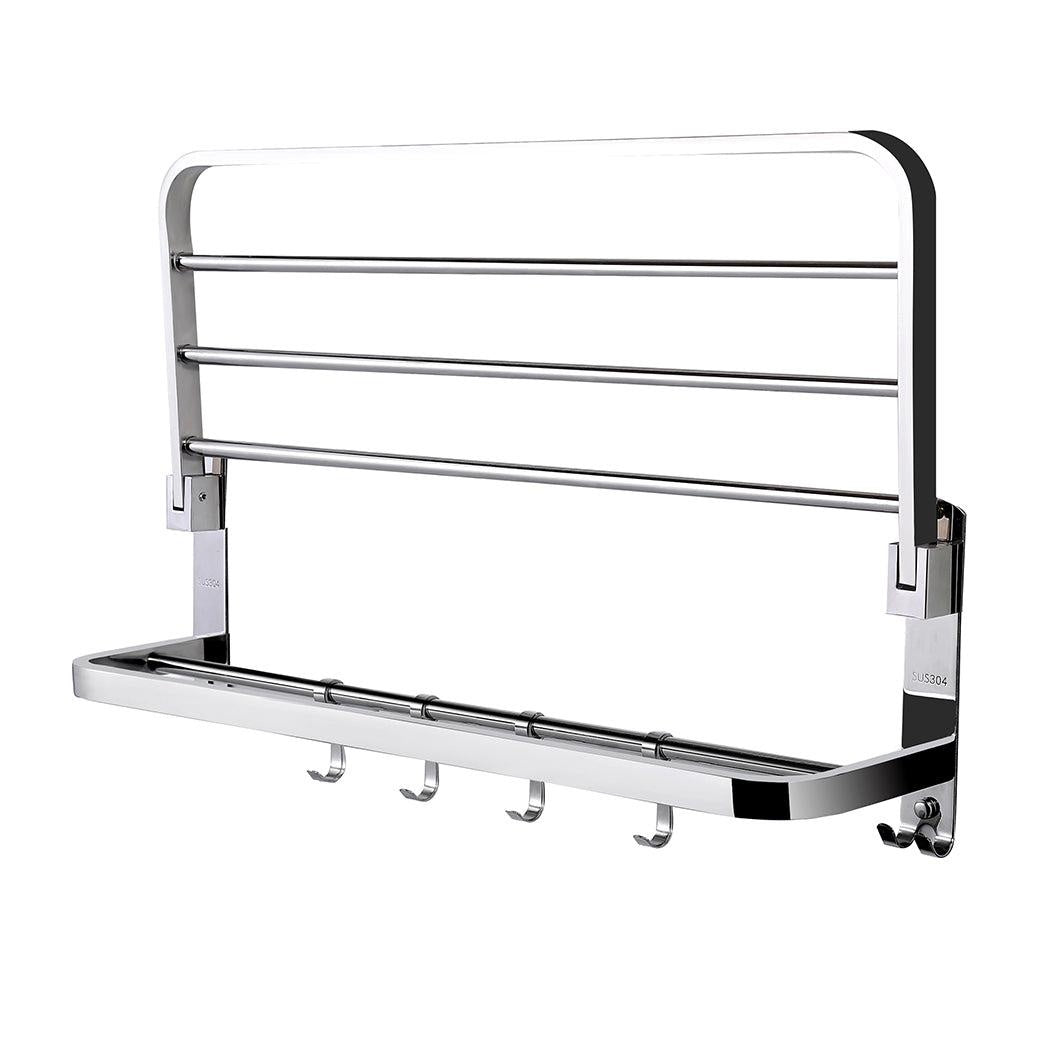 Towel Rail Rack Racks Ladder Shelf Bar Stainless Steel Wall Mounted Bathroom Deals499