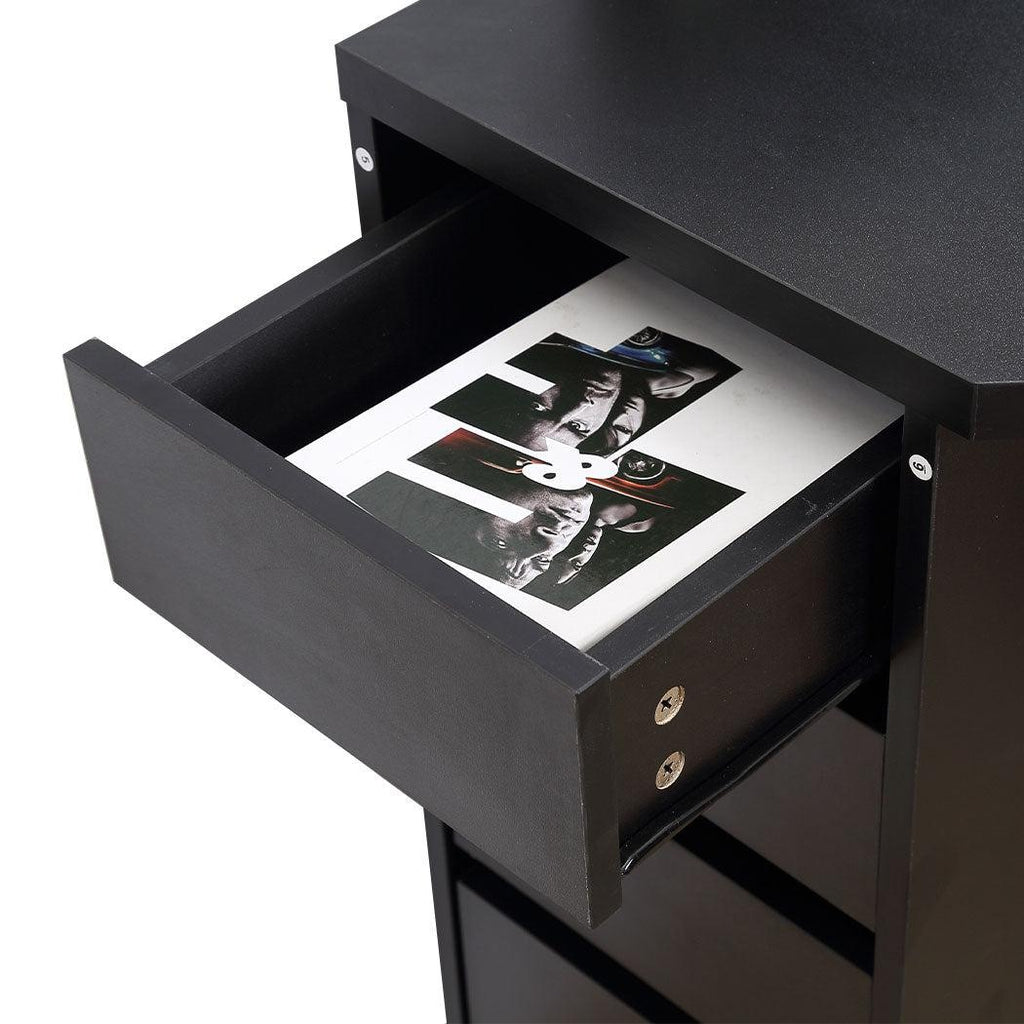 Levede Dressing Table Stool Mirror Jewellery Organiser Makeup Cabinet 5 Drawers Deals499