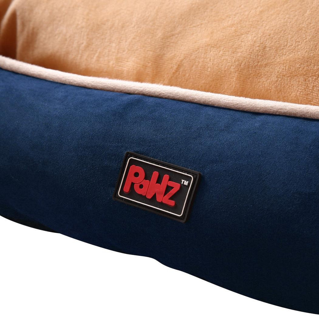 PaWz Pet Bed Dog Puppy Beds Cushion Pad Pads Soft Plush Cat Pillow Mat Blue L Deals499