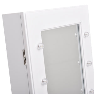 Levede Mirror Jewellery Cabinet Dressing Makeup Jewelry Storage  Organiser Wood Deals499