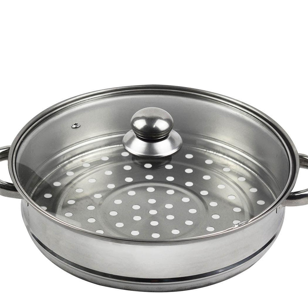 3 Tier Stainless Steel Steamer Meat Vegetable Cooking Steam Hot Pot Kitchen Tool Deals499