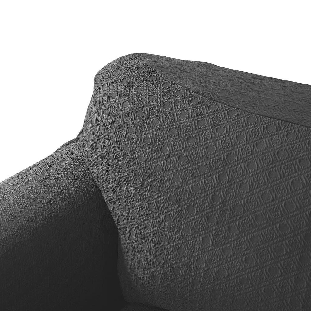 Sofa Cover Slipcover Protector Couch Covers 1-Seater Dark Grey Deals499