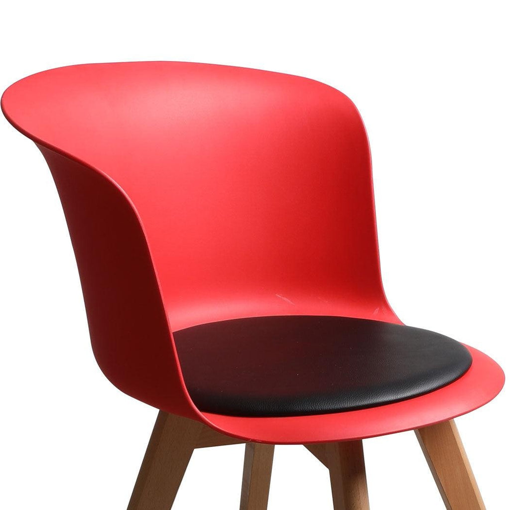 Office Meeting Table Chair Set 4 PU Leather Seat Dining Tables Chair Round Desk Type 2 Deals499