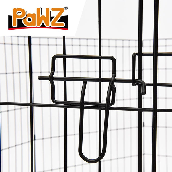 PaWz Pet Dog Cage Crate Kennel Portable Collapsible Puppy Metal Playpen 42" Deals499