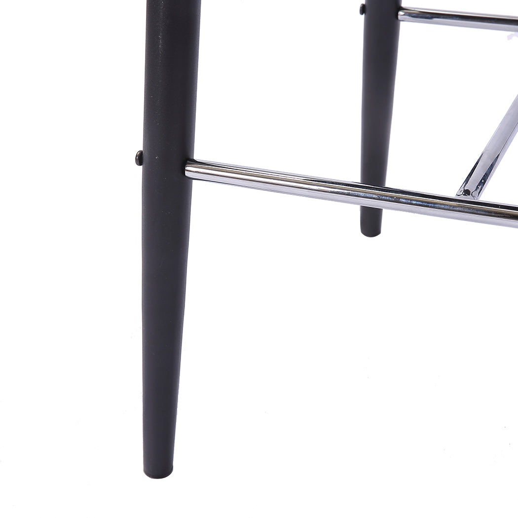 2x Bar Stools Stool Kitchen Dining Chair Chairs Metal Industrial Barstools Deals499