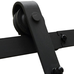 3.66M Antique Classic Style Single Sliding Barn Door Hardware Track Roller Kit Deals499