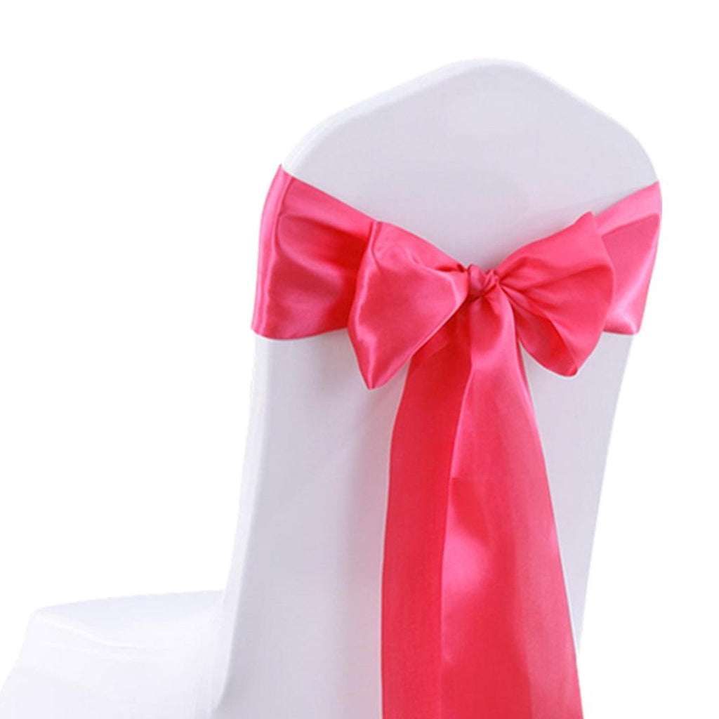 20x Satin Chair Sashes Cloth Cover Wedding Party Event Decoration Table Runner Deals499
