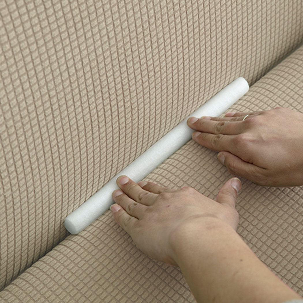 Couch Stretch Sofa Lounge Cover Protector Slipcover 4 Seater Sand Deals499