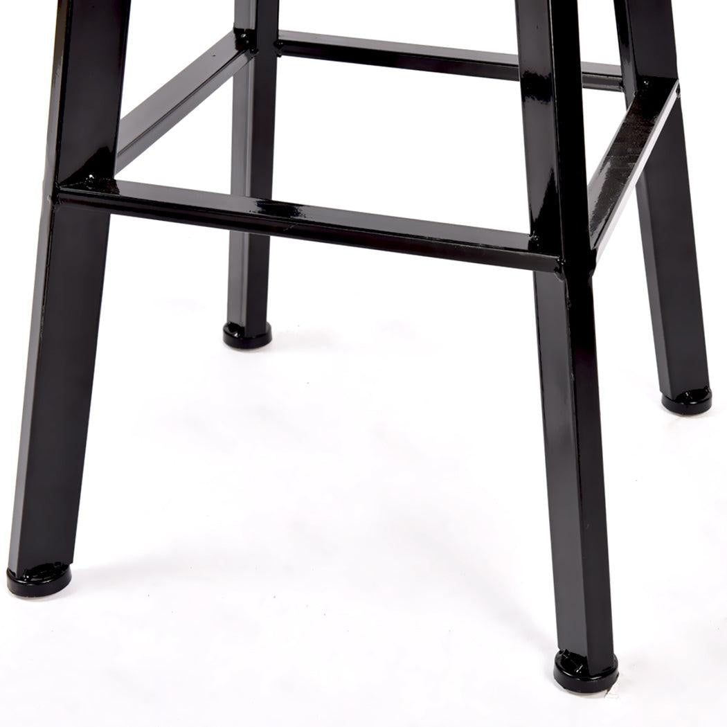 Levede 3pc Industrial Pub Table Bar Stools Wood Chair Set Home Kitchen Furniture Deals499