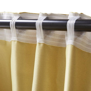 2X Blockout Curtains Curtain Living Room Window Mustard 240CM x 230CM Deals499