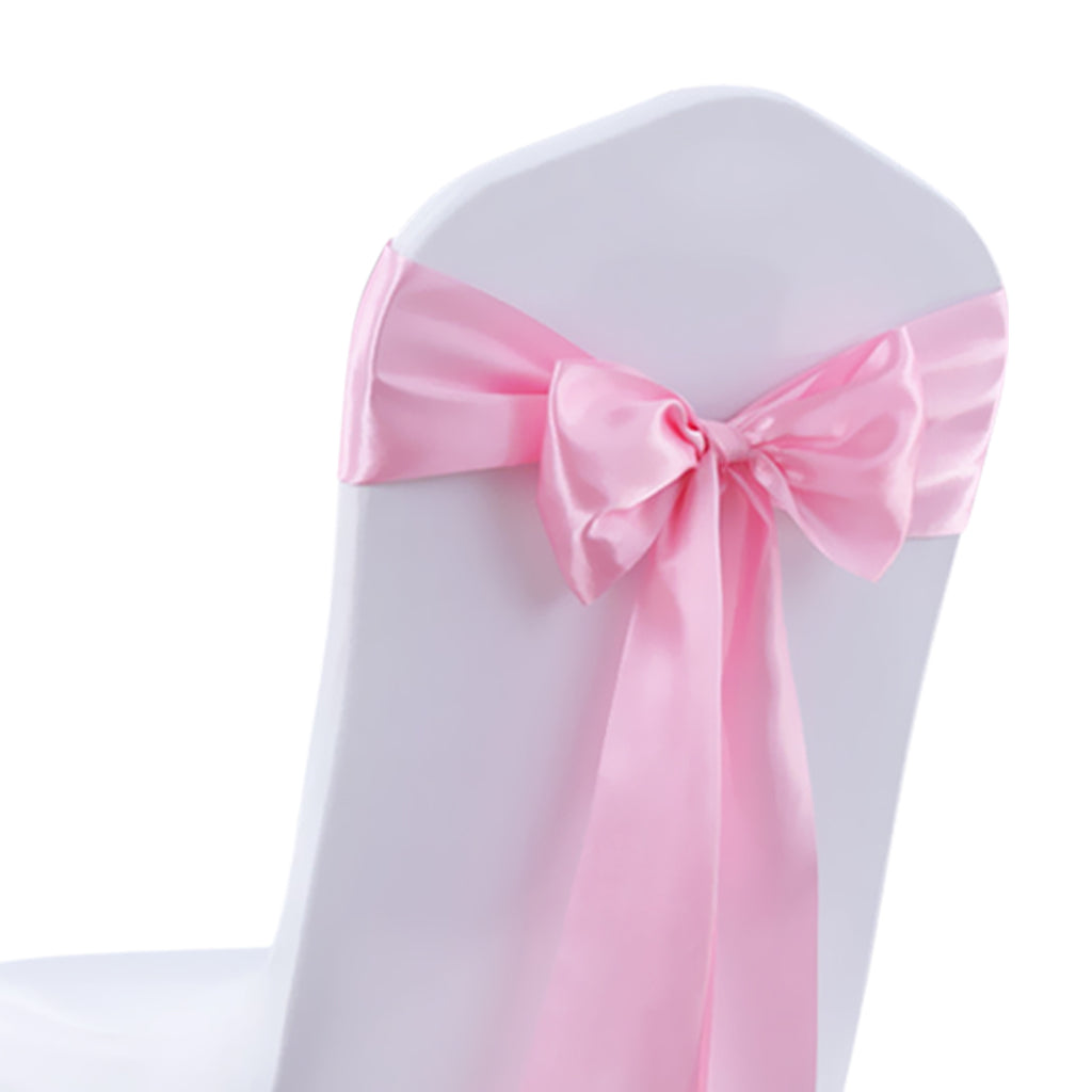 50x Satin Chair Sashes Cloth Cover Wedding Party Event Decoration Table Runner Deals499