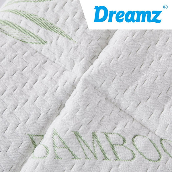 Dreamz Bamboo Pillowtop Mattress Topper Protector Waterproof Cool Cover Queen Deals499