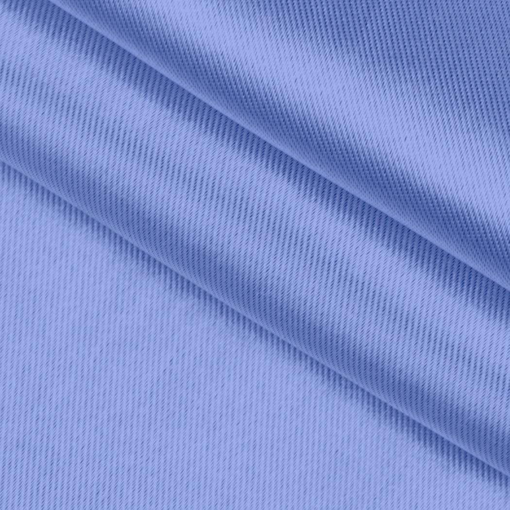 2x Blockout Curtain 3 Layers Eyelet Fabric Room Darkening 140x213cm Navy blue Deals499
