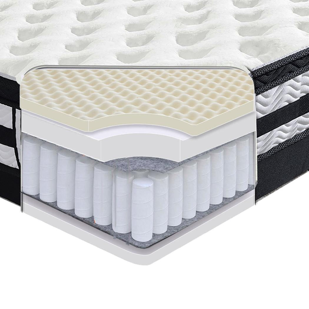 DeramZ 35CM Thickness Euro Top Egg Crate Foam Mattress in King Single Size DreamZ