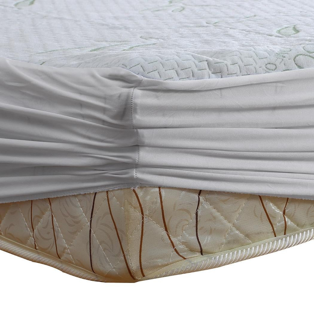 DreamZ King Single Fully Fitted Waterproof Breathable Bamboo Mattress Protector Deals499