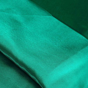 DreamZ Ultra Soft Silky Satin Bed Sheet Set in Queen Size in Teal Colour Deals499