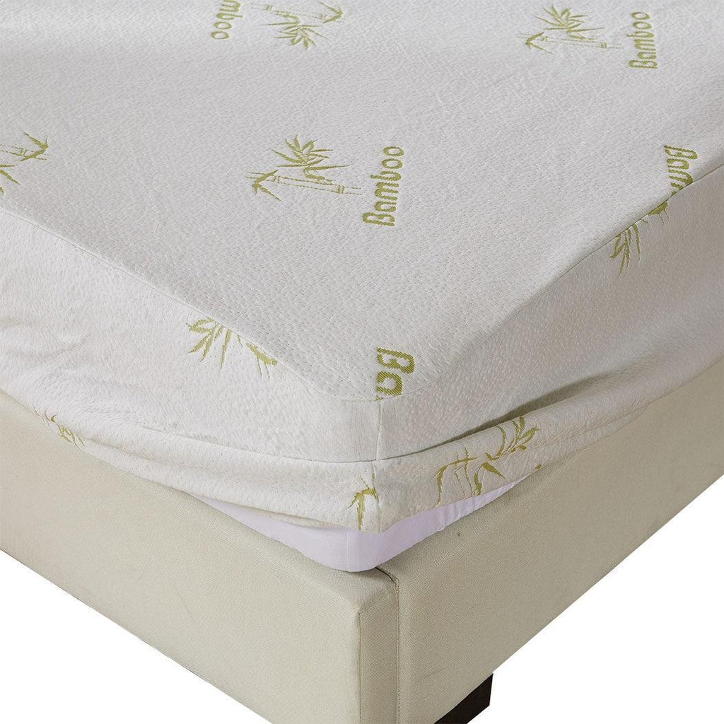 DreamZ Mattress Protector Topper 70% Bamboo Hypoallergenic Cover King Single Deals499