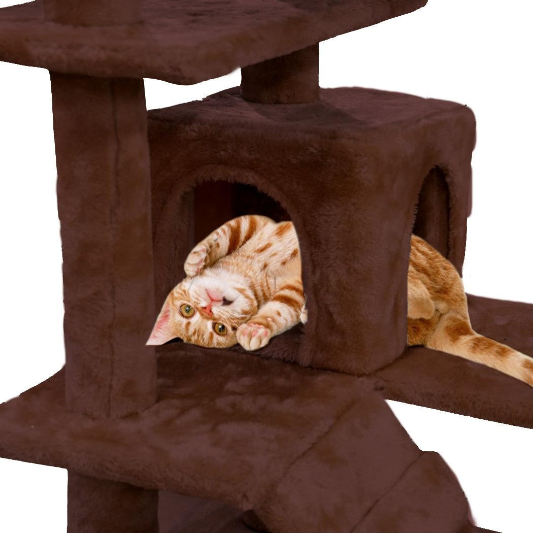 PaWz 1.3M Cat Scratching Post Tree Gym House Condo Furniture Scratcher Tower Deals499