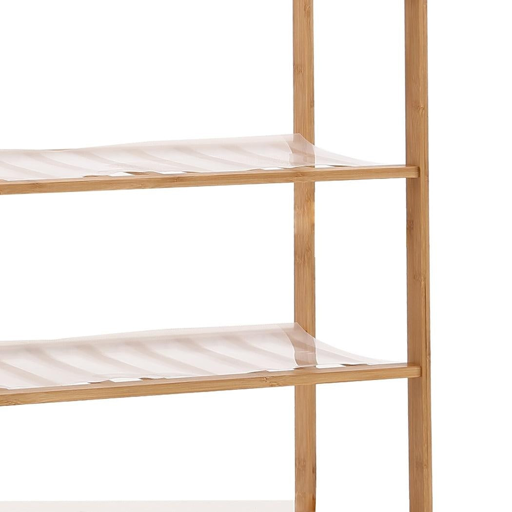 Levede Bamboo Shoe Rack Storage Wooden Organizer Shelf Stand 3 Tiers Layers 80cm Deals499