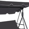 Swing Chair Hammock Outdoor Furniture Garden Canopy Cushion 3 Seater Chairs Grey Deals499