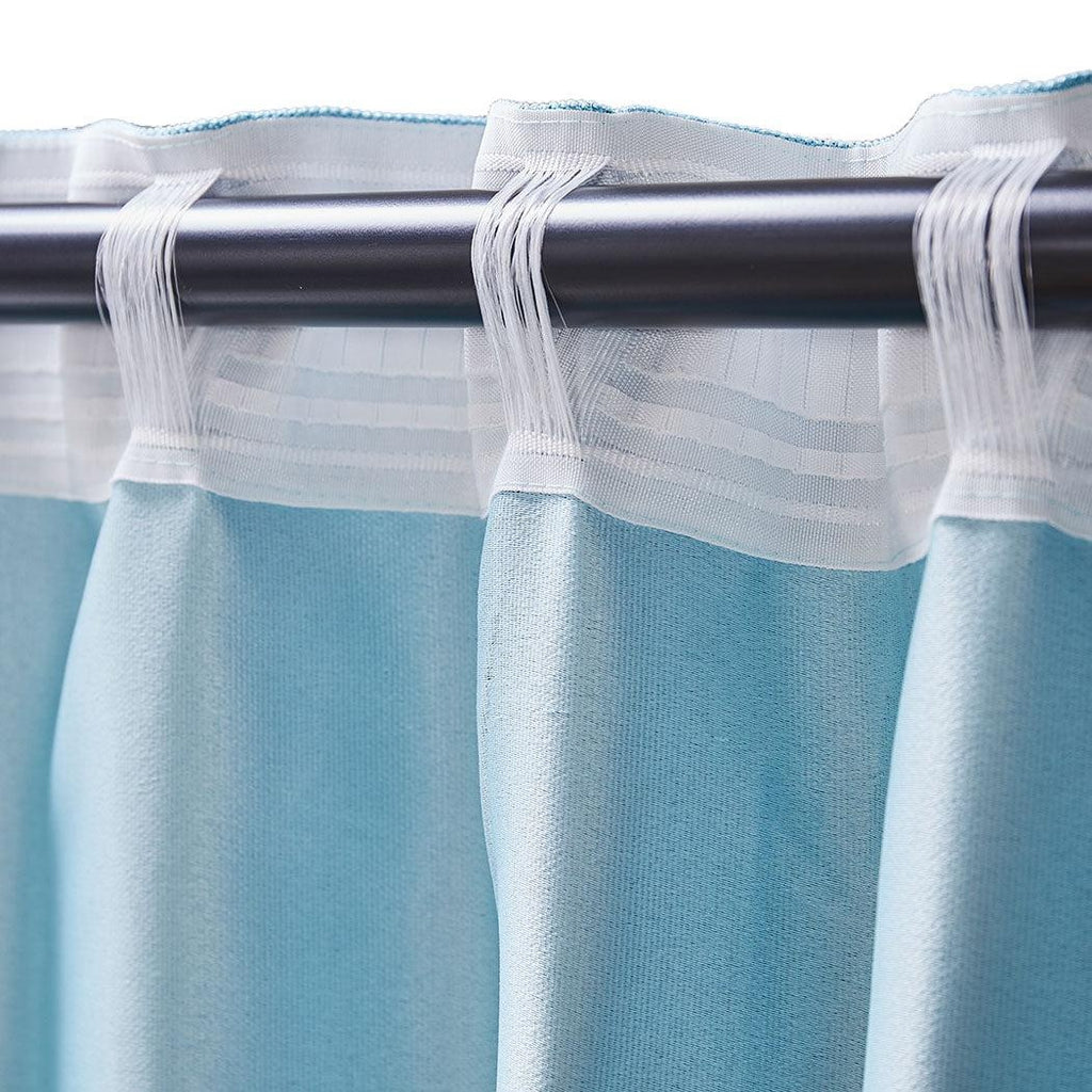 2X Blockout Curtains Curtain Living Room Window Blue 180CM x 230CM Deals499