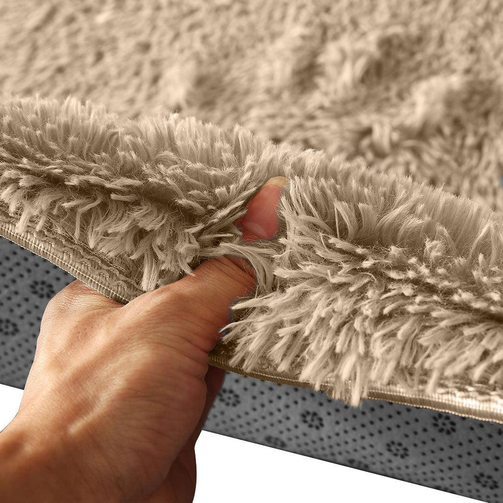 Designer Soft Shag Shaggy Floor Confetti Rug Carpet Home Decor 80x120cmTan Deals499