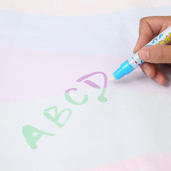 Kids Drawing Mat Aqua Doodle Mat Water Painting Board Magic Writing 6 Pens Toy Deals499